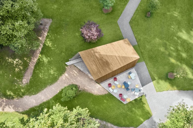 вид сверху на павильон BOTANICA ALEA PARK