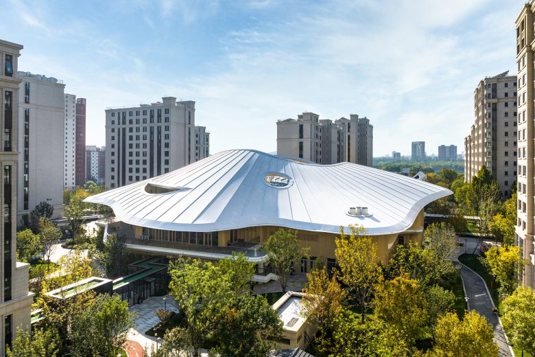 все здание Activity Center of Taikang Community Yan Garden
