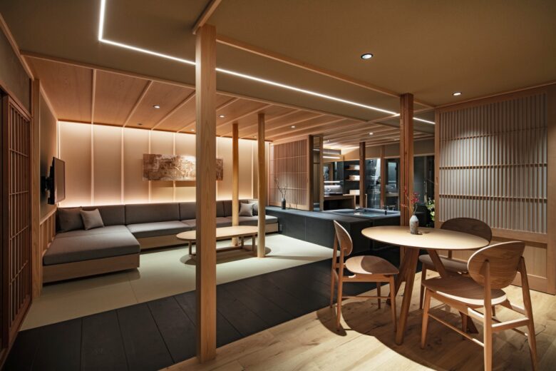 зона кафе ANJIN Gosho Ebisugawa