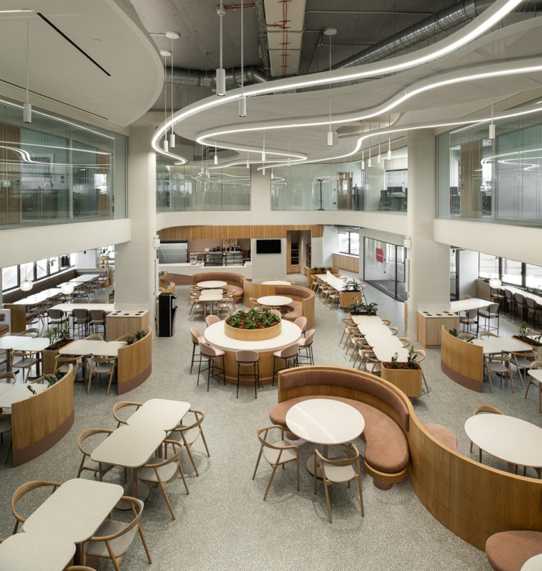 зона кафе и отдыха PwC Offices