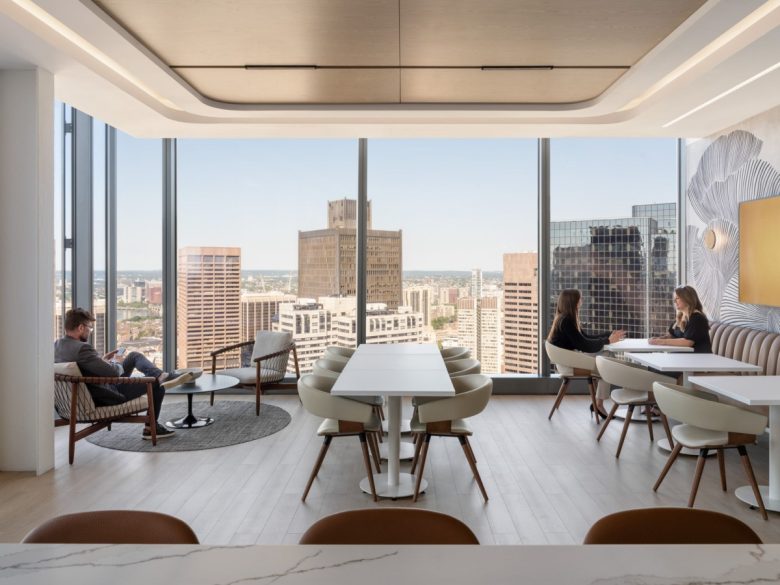 зона отдыха Management Consulting Firm Offices витражные окна