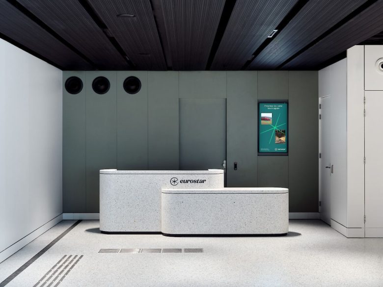зона ресепшн Eurostar UK Terminal