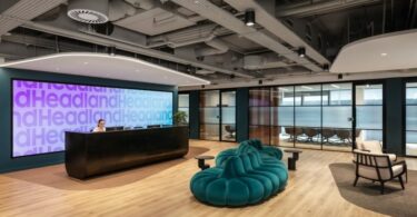 зона ресепшн Headland Offices