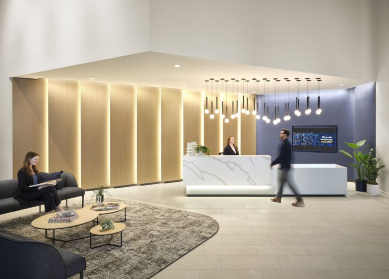 зона ресепшн Medline Industries