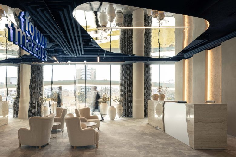 зона ресепшн Oporto MAZARS offices