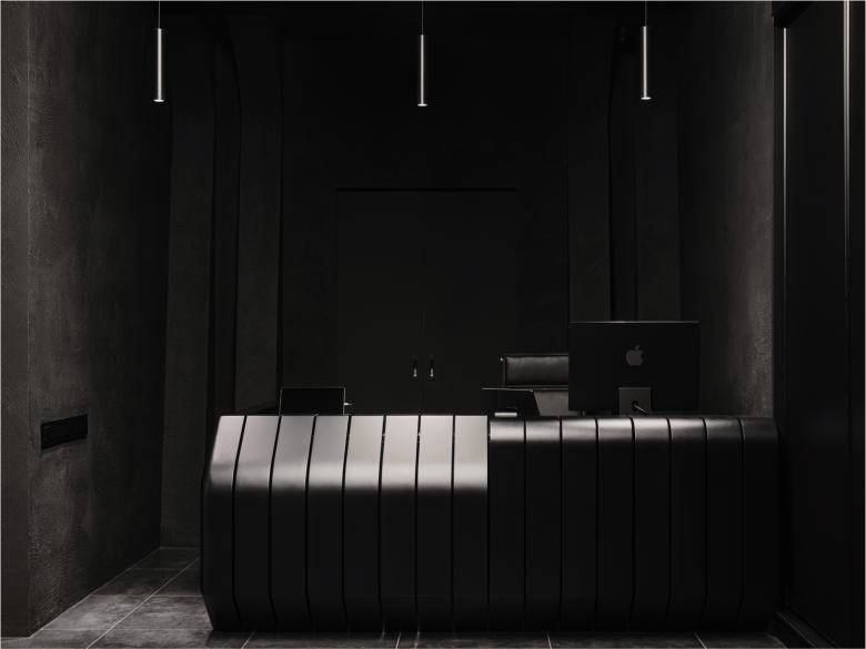 зона ресепшн SEKTA salon вблизи